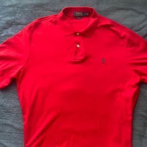 Red Polo classic fit polo